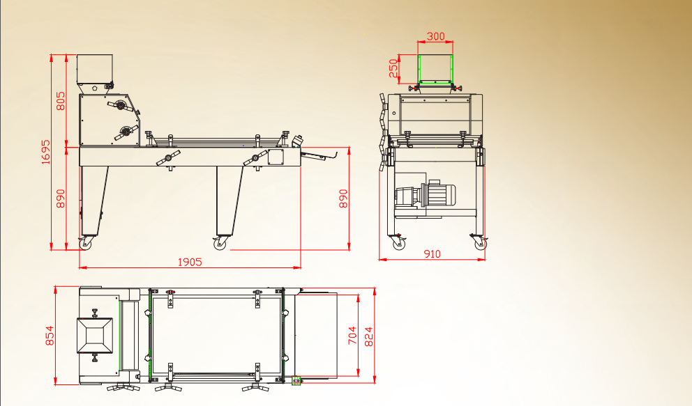 高速吐司整形机(单搓板式)